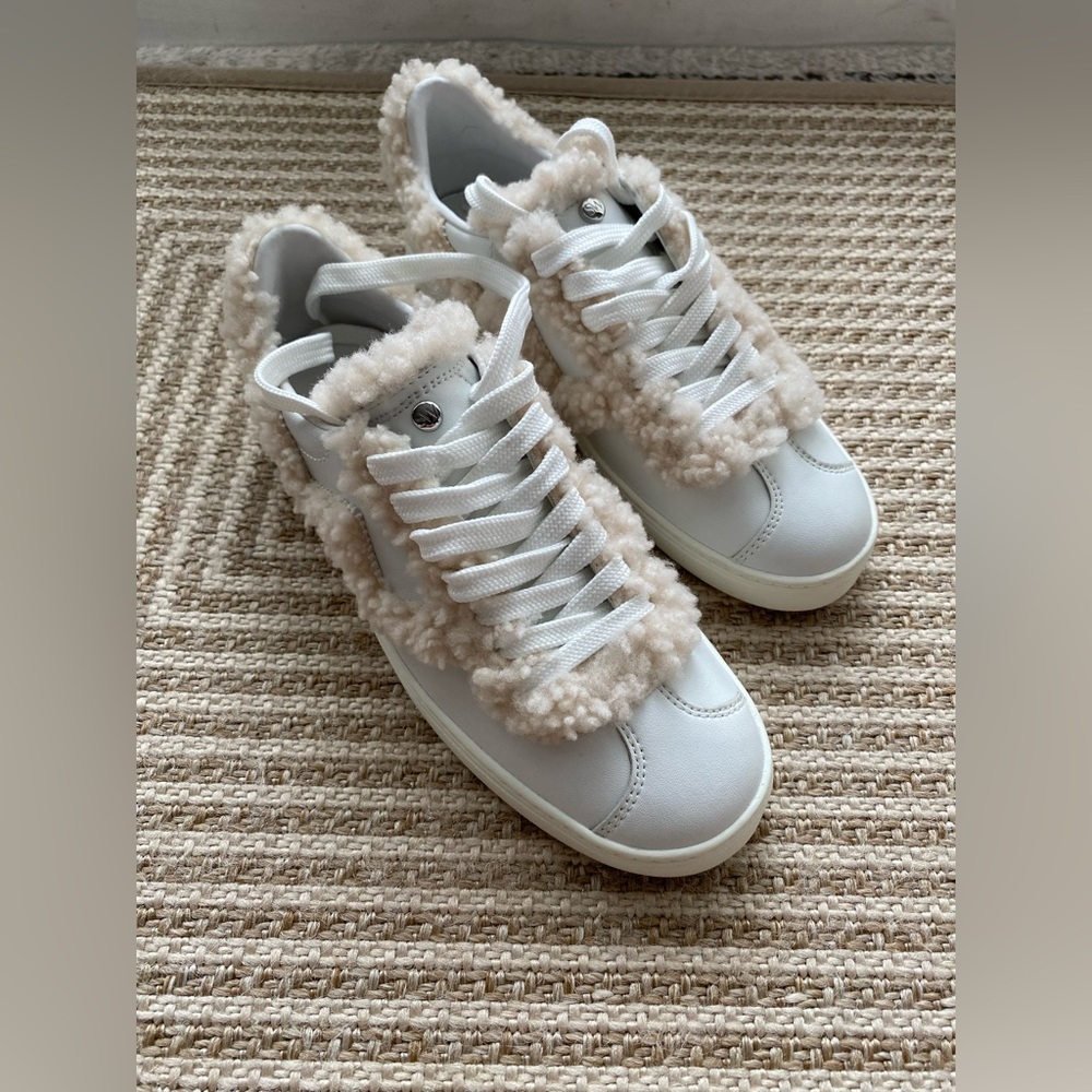 Stuart Weitzman ALL NEW leather sneakers - Picture 4 of 8